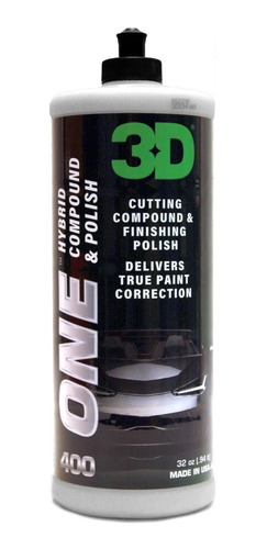 3d One Hybrid Pulimento Doble Uso: Corrige Y Abrillanta 32oz